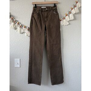 Abercrombie & Fitch Brown Straight Leg Jeans
